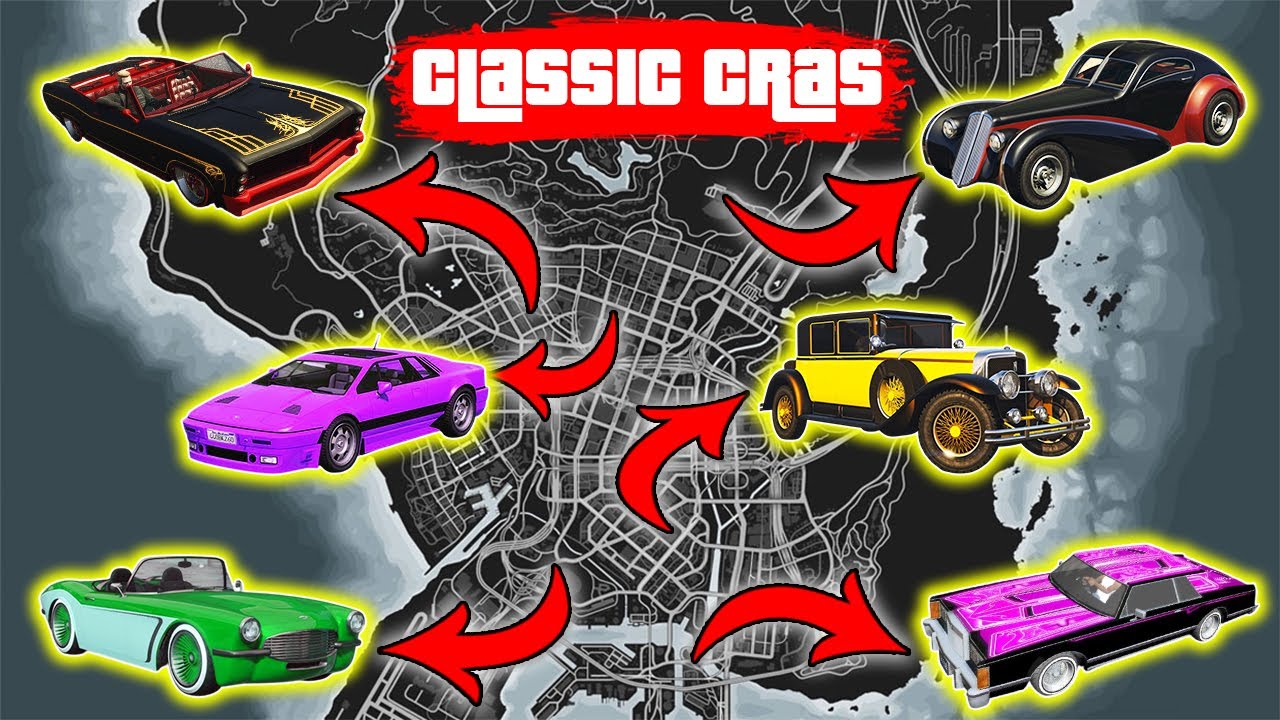 GTA 5 - All Classic Cars You MUST Drive – Rare Vintage Car Locations!