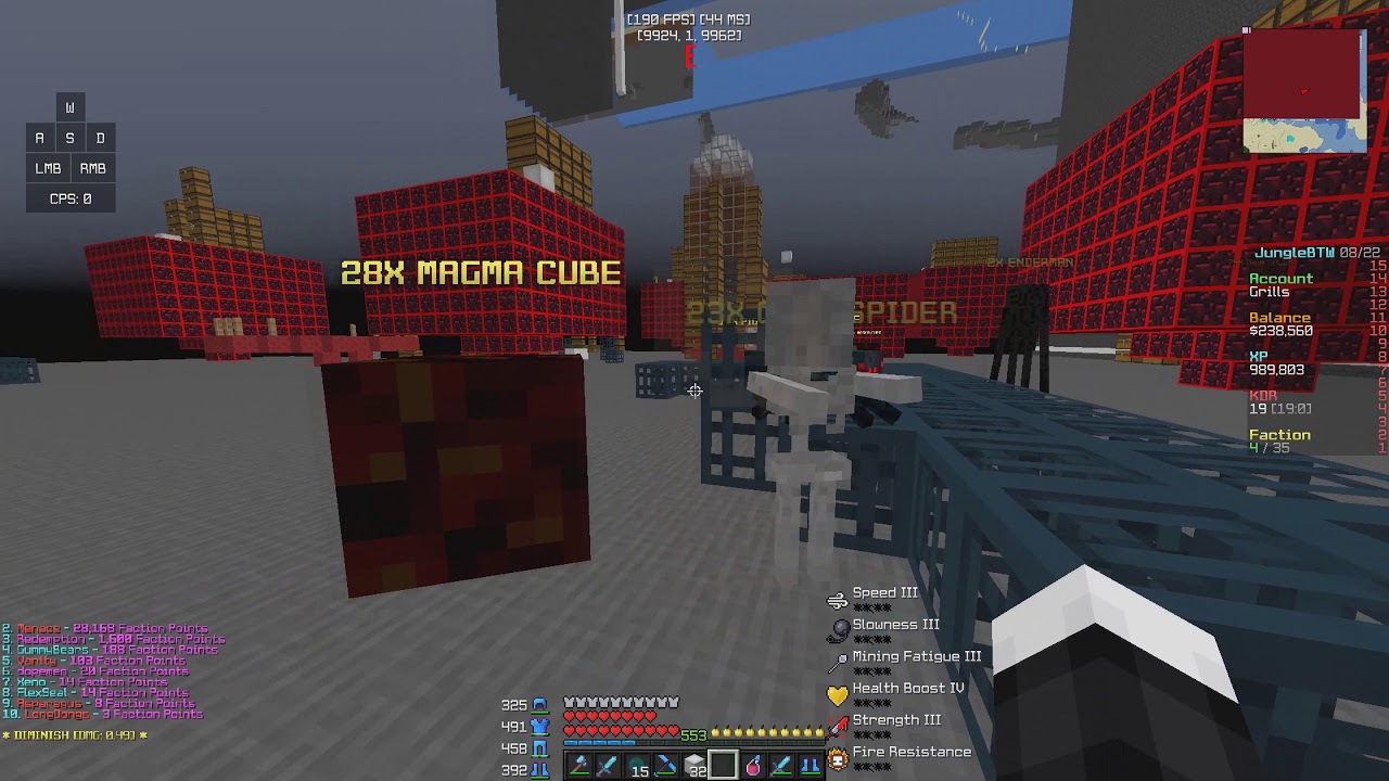 CosmicPvP Highest Nebula F top Base Tour (JungleBTW)