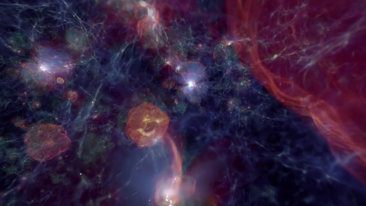 Massive black holes born in the early Universe visualised