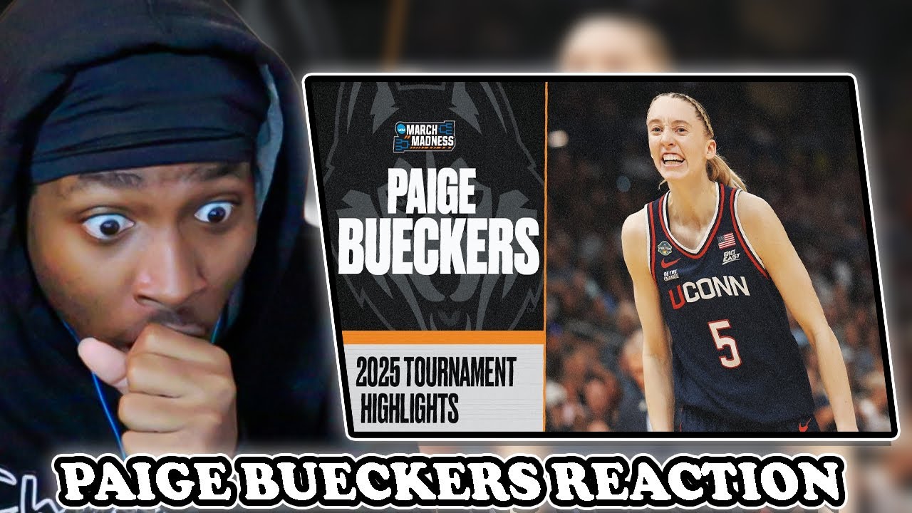Paige Bueckers 2025 NCAA tournament highlights Reaction