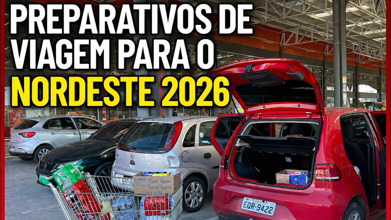 PREPARATIVOS DE VIAGENS PARA O NORDESTE 2026