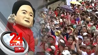 Pagtitipon ng mga taga-suporta ni Pres. Marcos, napuno ng kantahan at sayawan | 24 Oras