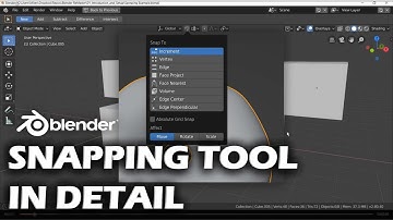 *LEARN* Snapping Tool In Blender 3D |  Detailed Tutorial
