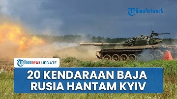 20 Kendaraan Berlapis Baja Pasukan Putin Serang Donetsk saat Serangan Besar Rusia ke Ukraina