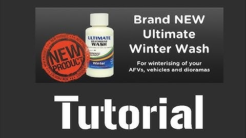 Ultimate Winter Weathering Wash Tutorial