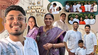 વડીલોના આશીર્વાદ થી નવા વર્ષની શરૂઆત 🙏✨ | Happy New Year 2025 | #newyear2025 #villagevlog #vlog