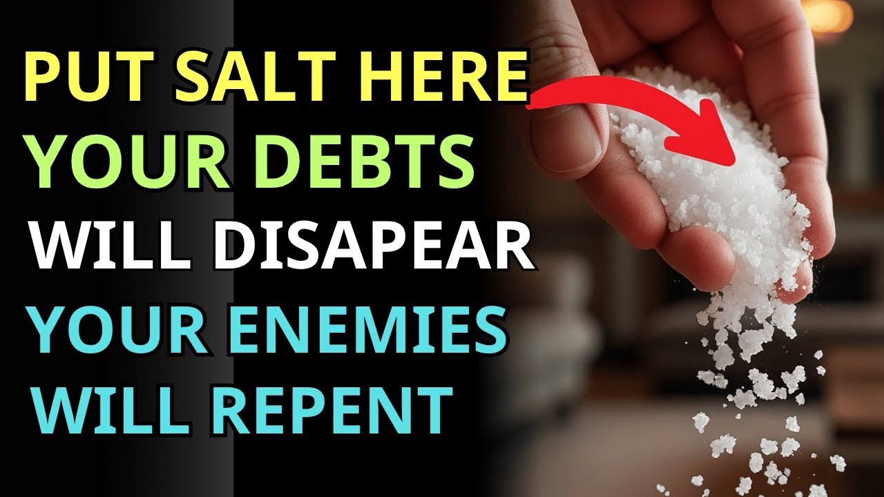 Sprinkle Salt on This, Debtors Will Pay Back Everything, & Enemies Will Beg for Forgiveness,Fengshui