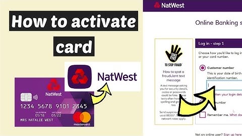 Activate NatWest Card | NatWest Debit Card Activation online | NatWest card PIN setup