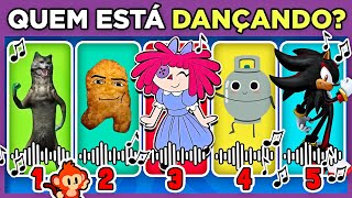 🕺QUEM ESTÁ DANÇANDO #5 | Ragatha | Shadow | ladybug | Freddy | Banban | #quiz #macaquiz