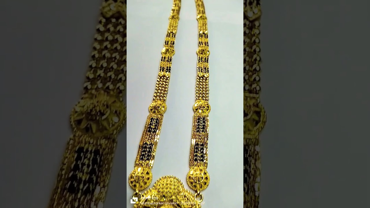 gold mangalsutra 115 gm 916 hallmark