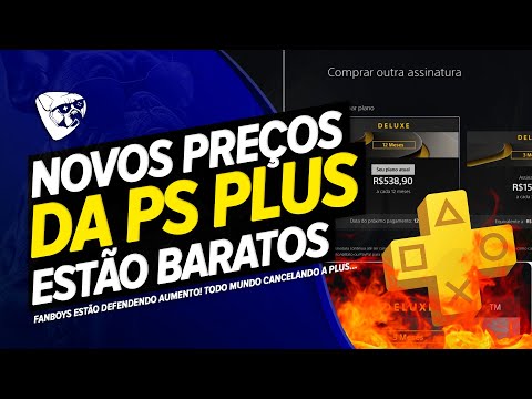 Aumento de preços da PS Plus