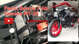 Pasang Aki Baterai Yamaha MT - 25