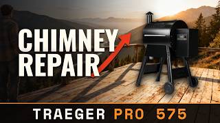 Traeger Pro 575 Chimney Replacement | How To DIY Pellet Grill Repair Tutorial
