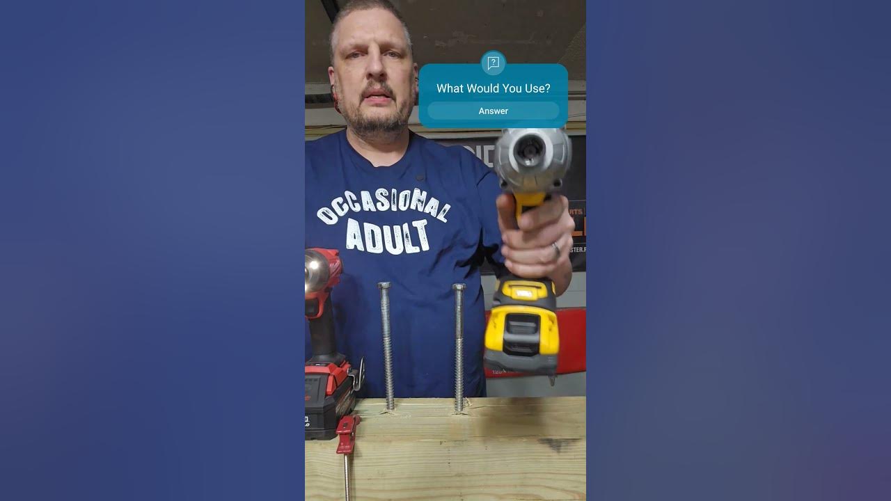 Which is better milwaukee or dewalt impact driver vs impact wrench 