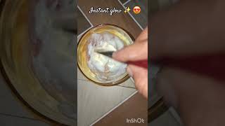 bilcul free me🤩instant glow ✨️ #rice #facepack #skincare #diy #hack #shorts #korean #whitening #pack