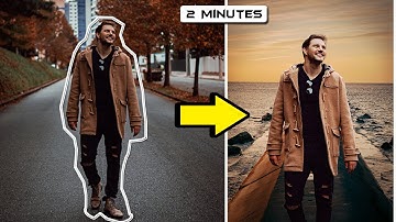 CHANGE BACKGROUND in Photoshop 2020 - Background Change Easy Technique ( Photoshop Tutorial )
