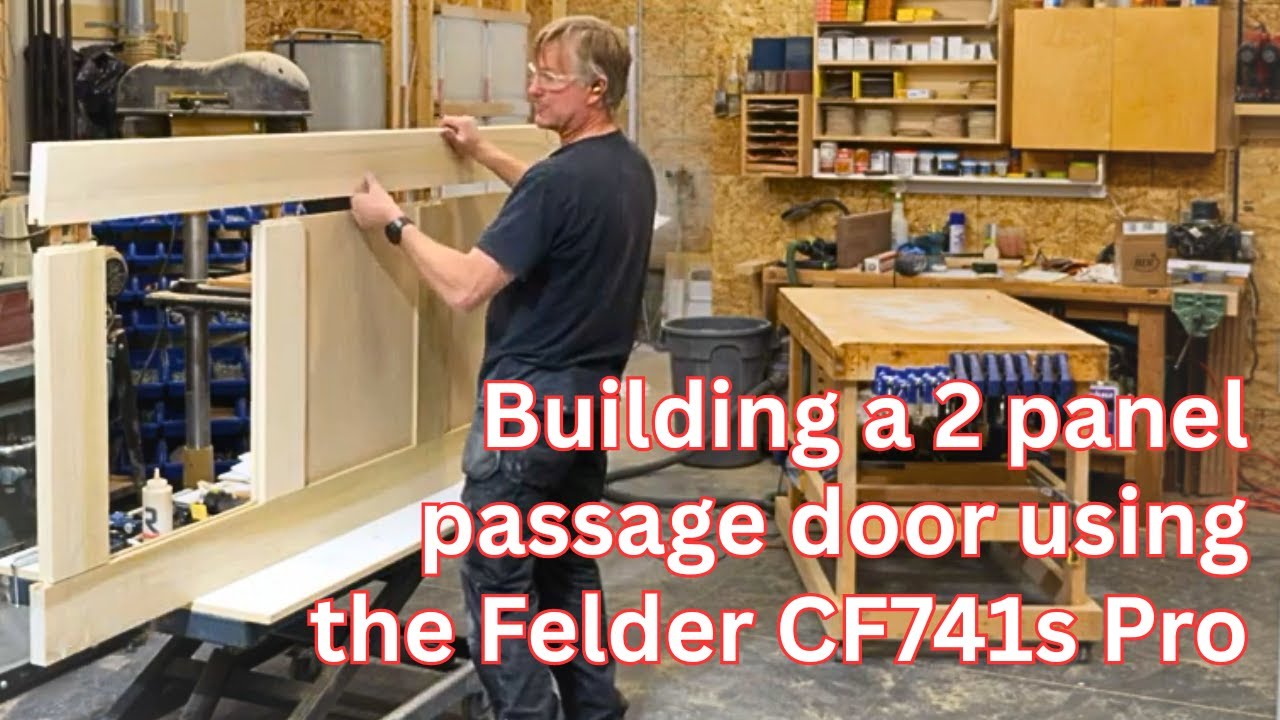 Изготовление межкомнатной двери на станке Felder CF741S