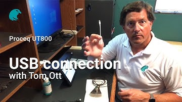 USB connection I Proceq UT8000 I with Tom Ott
