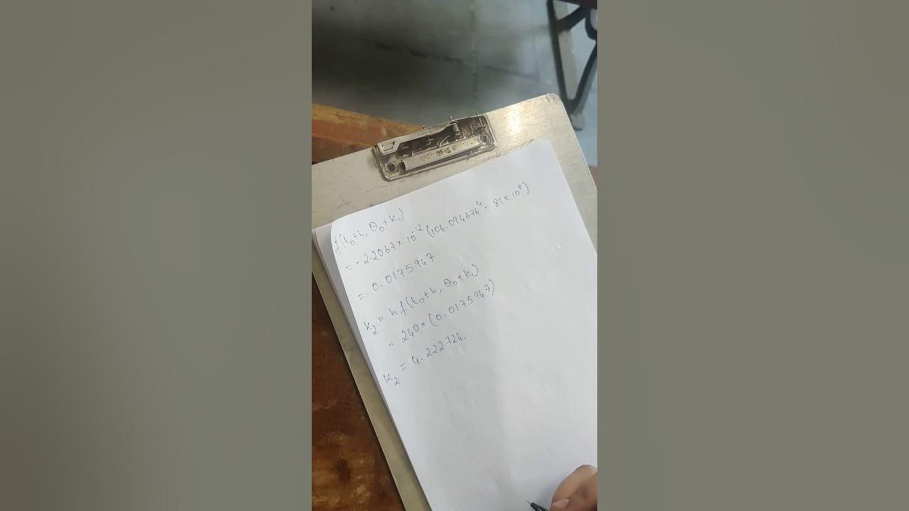 Runge kutta 2nd order method 2 YouTube