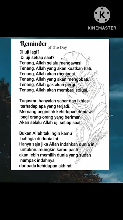 KETIKA UJIAN HIDUP TERASA BERAT===#shorts#Reminder#kata-kata bijak