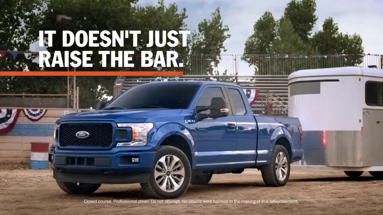 F150 Rodeo The New 2018 F 150 Wrangling Rodeo Clowns F 150 Ford - YouTube