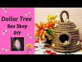 Rope Bee Skep/Hive ~ Dollar Tree DIY ~ Spring Bee DIY