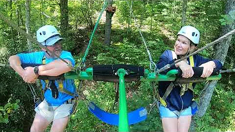 Tom Jenkins and Tonya Grimes at Highlands Aerial P...