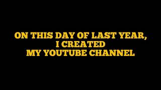 1 Year On YouTube