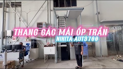 Thang Gác Mái Ốp Trần Điện NIKITA - AUT3700
