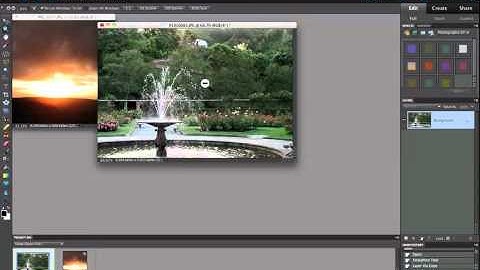 Photoshop Elements Zoom and Hand Tools