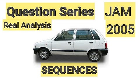 Sequences PYQ | Real Analysis | IIT-JAM 2005 Question #JAMPYQ #pyq #sequences