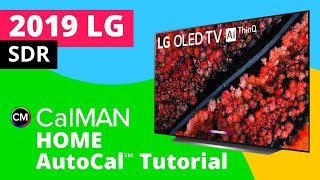 LG OLED 2019 Calibration SDR with CalMAN Home