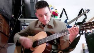 Video thumbnail of "TUTORIAL alabanzas adoracion TU ERES SANTO y ESPIRITU DE DIOS en Guitarra"