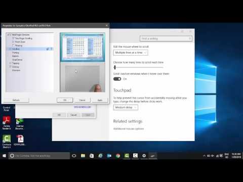How to fix Windows 10 Touchpad Scrolling issue  Synaptic Pointing Device  New Video  Jan 2016