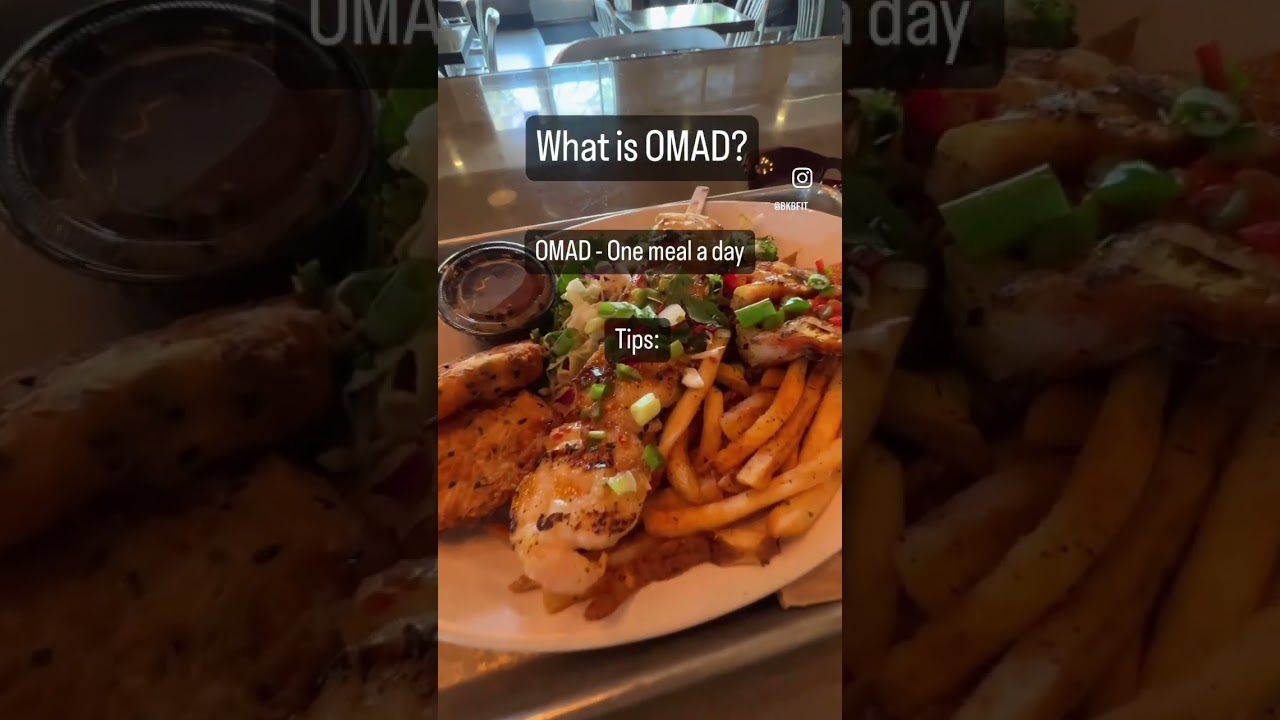 Practicing #OMAD is a great way to #intermittentfast Download my 12 week weight loss program
