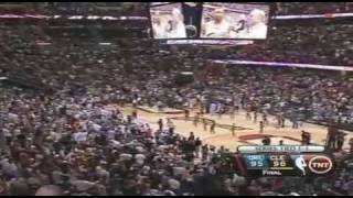 Lebron James Game Winning Shot Live NBA Playoffs 2009 Game 2 Cleveland Cavaliers vs. Orlando Magics
