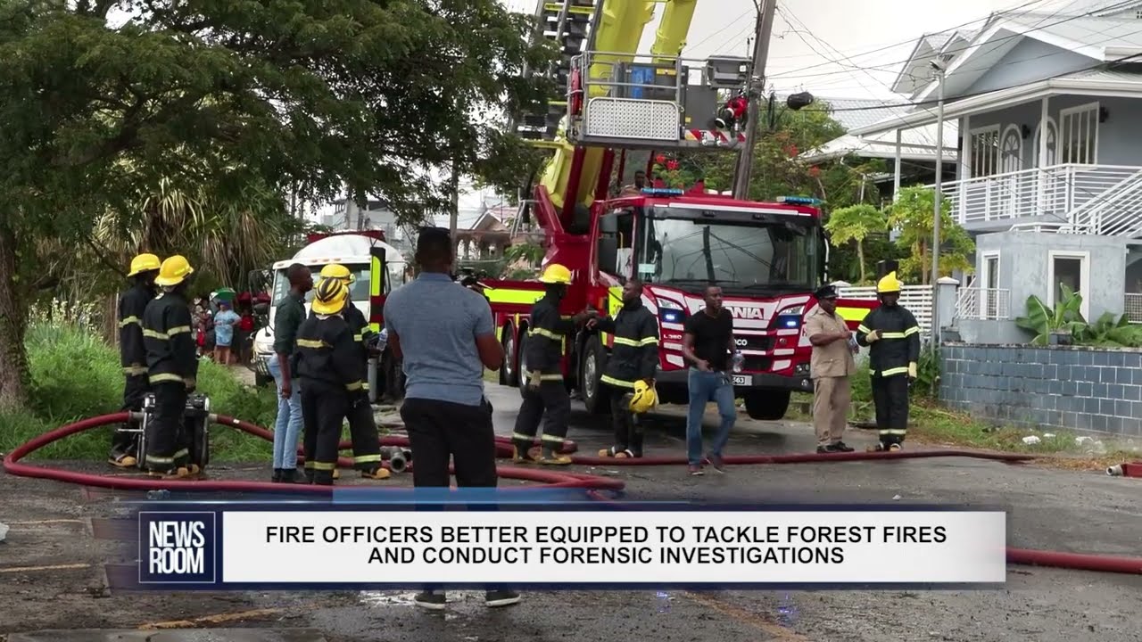 FIRE OFFICERS BETTER EQUIPPED TO TACKLE FOREST FIRES AND CONDUCT FORENSIC INVESTIGATIONS