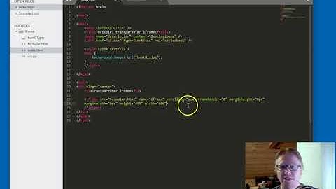 Iframe transparent in HTML Seite einbinden