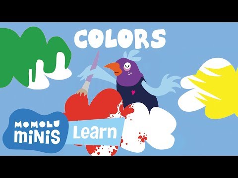 MOMOLU MINIS - Let's Paint | Learn Colors for Kids