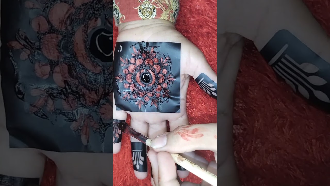 beautiful mehndi sticker design #2023