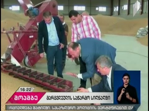 სიღნაღის რაიონში ახალი, მარცვლეულის შესანახი მეურნეობა ამოქმედდა
