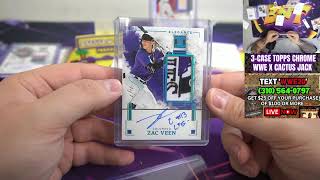 Break #2554: 2025 Panini Impeccable Baseball Hobby Full Case (3 Box) Team Break