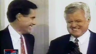Mitt Romney And Sen. Ed Kennedy Debate In The 1994