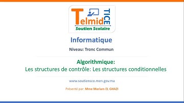Algorithmique- les structures conditionnelles