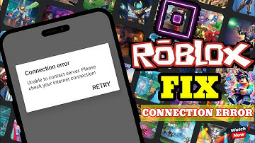 How to fix connection error problem on Roblox new rules 2024