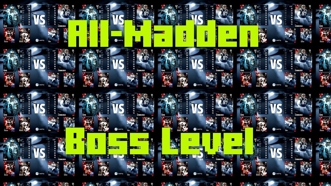 MUT 16: Boss Level (All-Madden Gauntlet)