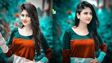 Snapseed Cyan Colour Tone Photo Editing | Snapseed Background Colour Change Editing