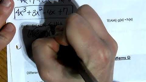 Unit 2 Day 5 Add, Subtract, Multiply Polynomial Functions