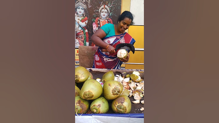 ভেলোরে মহিলা ডাব বিক্রেতা দেখুন-2/Female Dab Seller In Vellore