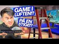 Sigge tvinger T0nse til at game på en stige!